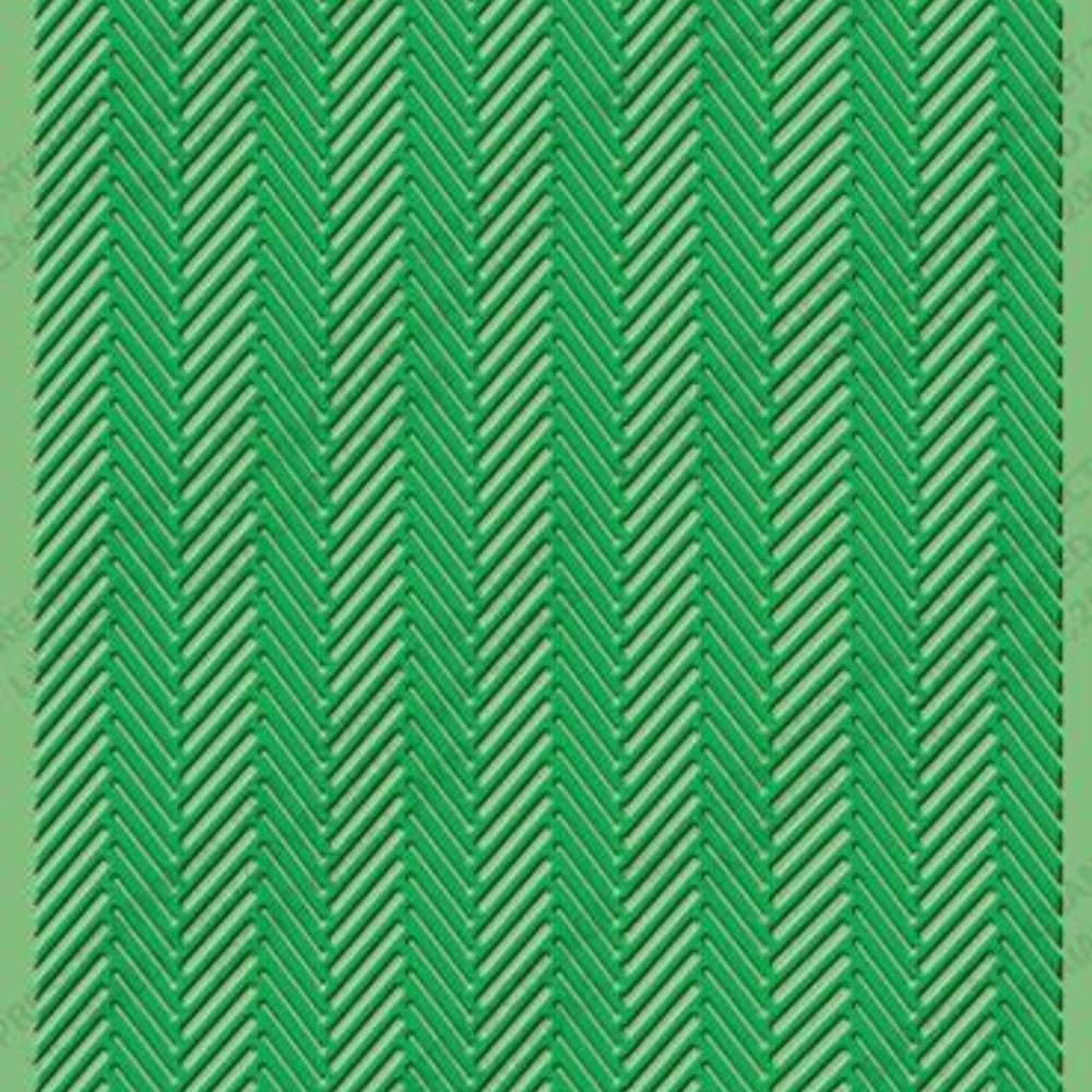 Cuttlebug A2 HERRINGBONE embossing folder - Picture 2 of 8